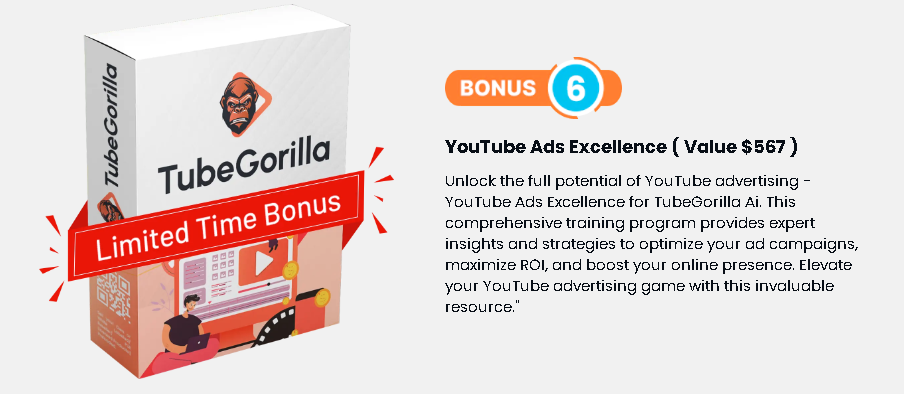 TubeGorilla Review -  Fast Action Bonuses 6