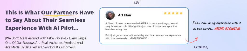 The Users Opinion of AI Pilot Review