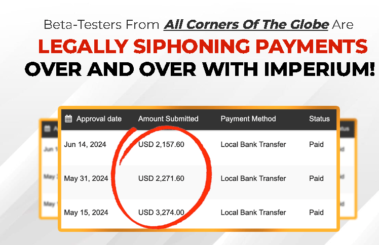 this image preserves to the payments proves of using imperium